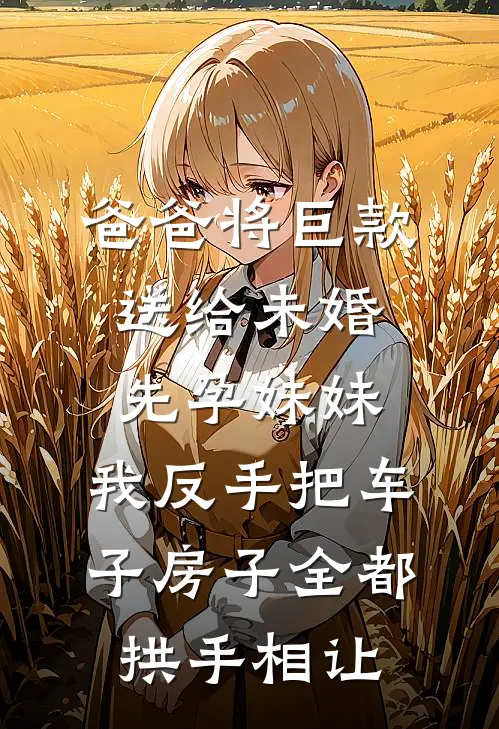 爸爸将巨款送给未婚先孕妹妹，我反手把车子房子全都拱手相让