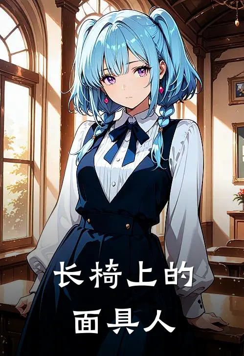 长椅上的面具人